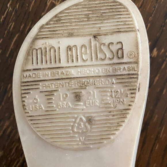 Mini Melissa Shoes Disney Beauty and the Beast Ballet Flats Mary Jane Size 6 - Picture 7 of 7